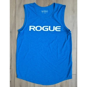 Rogue Performance Sun Tank Blue Sleeveless UPF 30+ Tank Top Men Sz S - Picture 1 of 7