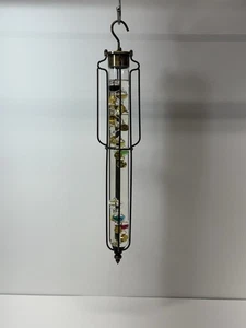 "Termómetro colgante rústico de metal/vidrio 17,5"" para exteriores Galileo"  - Imagen 1 de 5