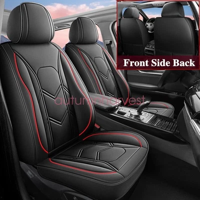 For BMW X2 X3 M2 M3 Car 5-Seat Covers Full Set PU Leather Seat Thick Protector - Image 1 of 4