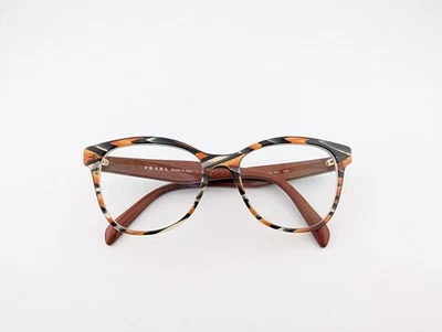 Prada Eyeglasses Frames Only, VPR 12T VAN-1O1, 51-17-140, Multicolor, Italy - Image 1 of 4