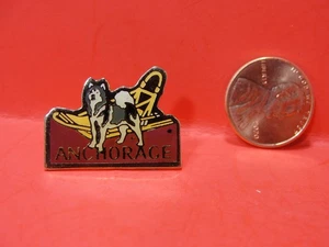 Vintage "Ankerung" Emaille Anstecknadel - Bild 1 von 2