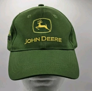 John Deere Adults Green Circle Tractor Strapback Cap Hat Farm NWT Workwear - Picture 1 of 10