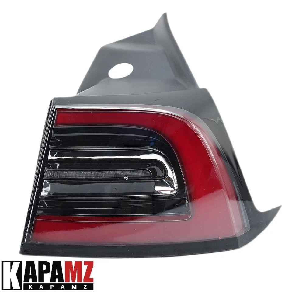 For Tesla Model 3 Y 2017-23 LED 3-pin Tail Lamp Rear Passenger Side Outer Light - Image 1 of 4