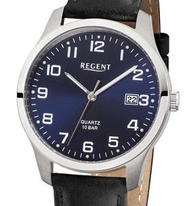 Sportliche Regent F-1269 TITAN Herrenuhr 10 BAR WR UVP* 79,90 EUR - hypoallergen - Picture 1 of 3