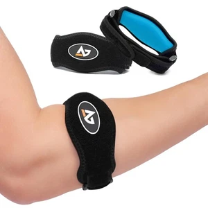 Tennis Ellenbogenbandage (2er Pack) bei Sehnenentzündung, Unterarmstütze Einheitsgröße - Bild 1 von 7