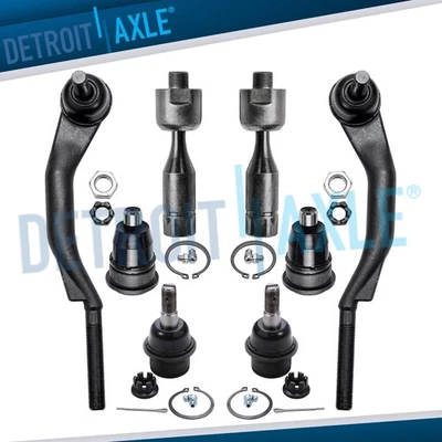 8 piezas varillas de amarre delanteras rótulas para Buick Rainier Chevrolet SSR Trailblazer EXT Foto 1 de 4