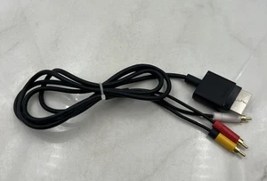 Xbox 360 Composite AV Cable Genuine Microsoft RCA Video Audio Cord OEM X82137600 - Picture 1 of 5