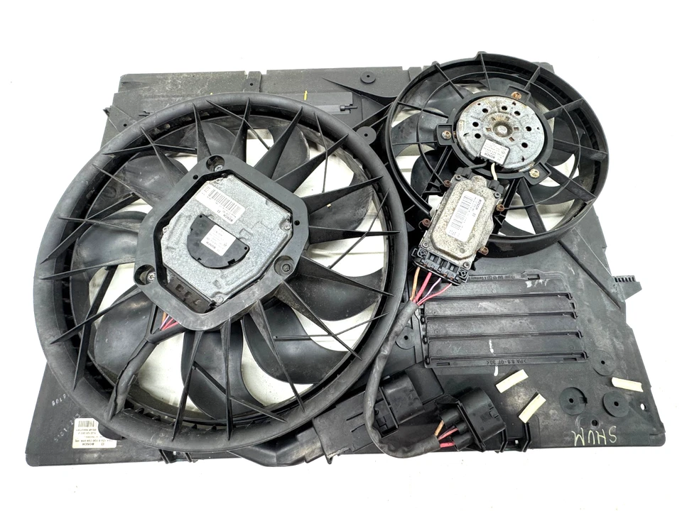 AUDI Q7 2011-2015 3,0 L RADIADOR REFRIGERACIÓN DOBLE VENTILADOR CONJUNTO OEM 7L0121203J Foto 1 de 4