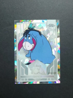 2023 Topps Chrome Disney 100 Eeyore #29 Diamond Refractor /100 - Image 1 of 4