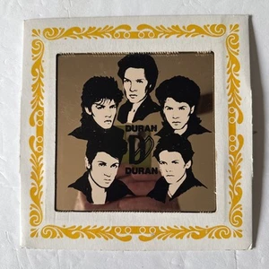 Espejo de vidrio vintage 1985 Duran Duran Premio Carnaval 6-X 6 - Imagen 1 de 2