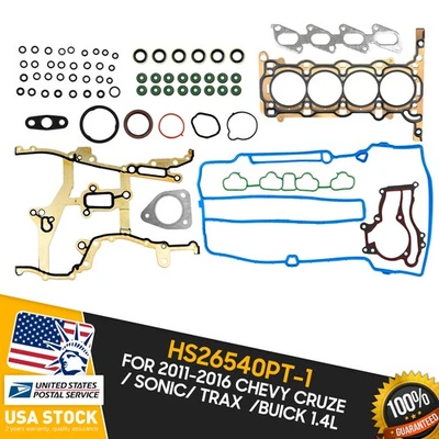 Juego de juntas de culata de motor de 1,4 L HS26540PT-1 para Chevrolet Trax 2015-2016 Foto 1 de 4