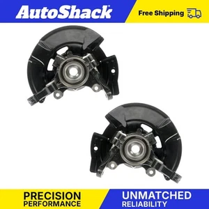 Front Steering Knuckle & Wheel Bearing Hub Assembly Pair 2 for Hyundai Sonata - Picture 1 of 7