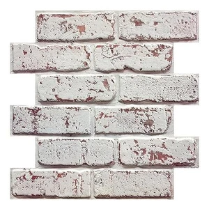 Commomy 10 Stck. 3D abziehen und kleben Ziegel Backsplash -11,8"X11,8" Kleine Größe Thi... - Bild 1 von 9