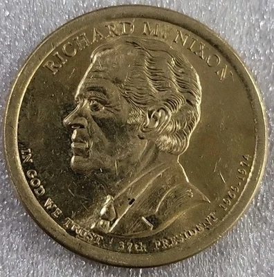 2016 D Richard M Nixon Presidential Dollar *C751 - Image 1 of 3