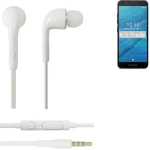 Headphones for Fairphone Fairphone 3 headset in ear plug white - Picture 1 of 3