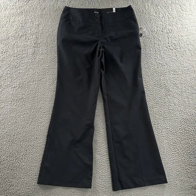 Pantalones para mujer APT 9 azules talla 6P calce curvilíneo pantalón pierna carrera mezcla de poliéster Foto 1 de 4