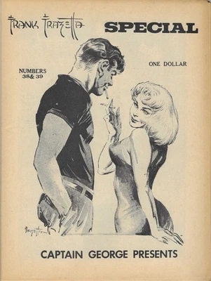 CAPITÃO GEORGE PRESENTES... #38-39, 1970!! RARO FANZINE ANTIGO, FRANK FRAZETTA!! - Imagem 1 de 2