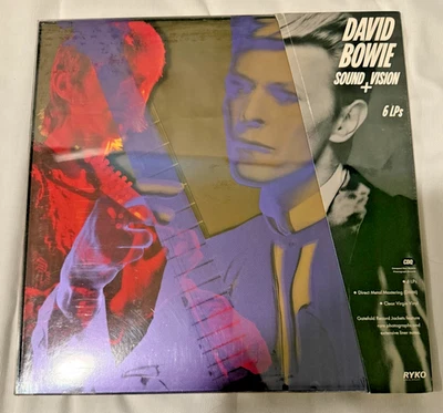 DAVID BOWIE SOUND VISION 6 LP CLEAR VINYL BOX SET SEALED RARE- RALP 0120/21/22-2 - Image 1 of 4