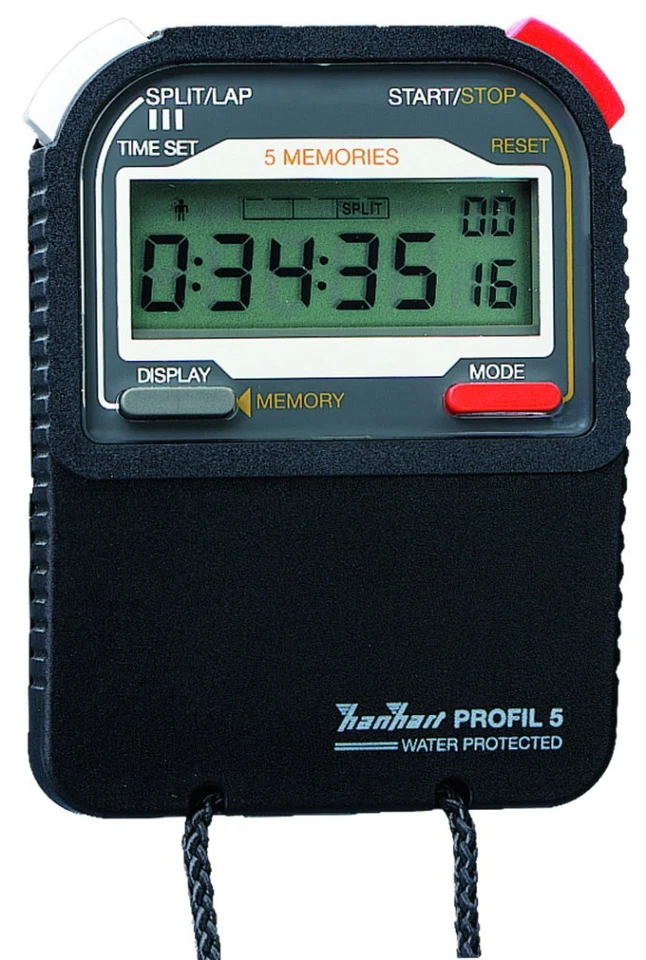 Hanhart Stoppuhr Profil 25 1/100 Sek. digital
