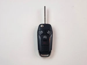 ORIGINAL FORD 15-24 OEM FLIP KEY LESS ENTRY REMOTE START FOB UNCUT 902MHz USA - Picture 1 of 15