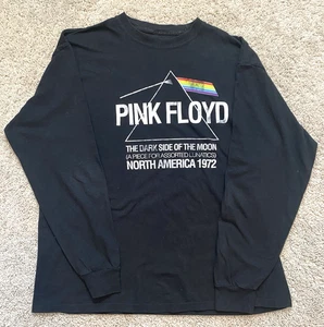 Pink Floyd 1972 Dark Side Of The Moon US Tour T-Shirt XL Schwarz Langarm Repro - Bild 1 von 8