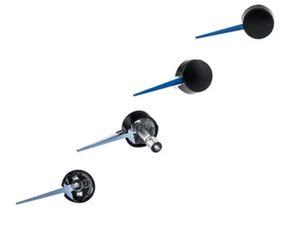 23mm LETRONIX Tachonadel Tachozeiger Tacho Zeiger Nadel in Blau Design 1 - Picture 1 of 4