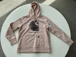 Womens Carhartt Rain Defender Relaxed Fit MidWeight Graphic Sweatshirt NWT! L - Picture 1 of 9