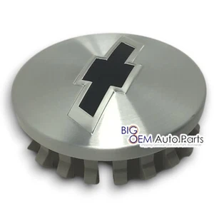OEM new 3.25" Chevrolet Silverado Colorado Tahoe Black Bowtie Wheel Center Cap - Picture 1 of 6