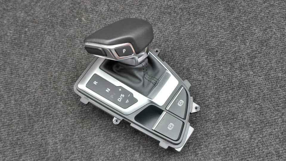 Audi Q7 4M perilla de cambio de marchas cuero negro 4M1 713 111 D Foto 1 de 1