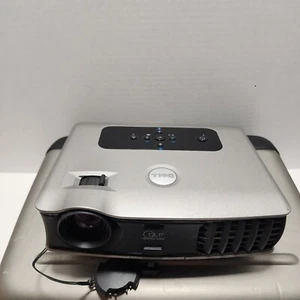 DELL 2400MP DLP PROJECTOR HD 1080i 3000 ANSI W/ ACCESSORIES - TESTED EUC - Picture 1 of 9
