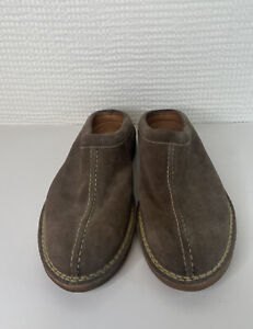 Cole Haan Men's Suede Slip-on Low-back Mule/ Shoe. Size US 10M Brown