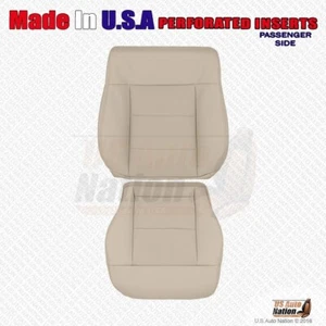 2010 2011 2012 2013 Mercedes Benz E300 E350 Right Bottom & Top Leather Cover Tan - Picture 1 of 6