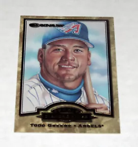 1998 Donruss Rookie Diamond Kings Canvas 11 Todd Greene (#/10,000) Angels - Picture 1 of 2