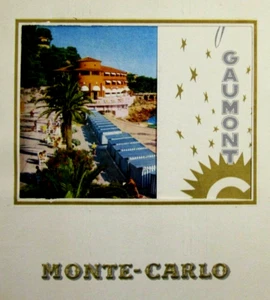Vintage Monte Carlo Monaco Travel Brochure Business Directory Calendar 1957 - Picture 1 of 6