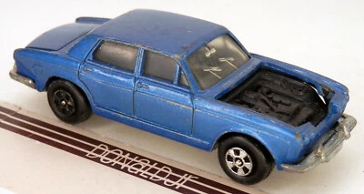 Ertl Mercedes-Benz 450 SE Sedán Azul SIN CAPÓ 450SE Escala 1/64 Diecast Hong Kong  Foto 1 de 2