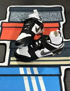 Nike Vapor Edge Dunk Football Cleats Men’s Size 9.5 Pandas🐼 - Picture 1 of 2