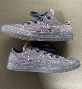 Zapatillas Converse CTAS Azul Marino/Azul/Rojo Salpicaduras Niños Talla 1 - Imagen 1 de 7
