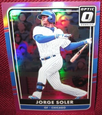 2016 DONRUSS OPTIC PINK HOLO #98 JORGE SOLER - Image 1 of 2