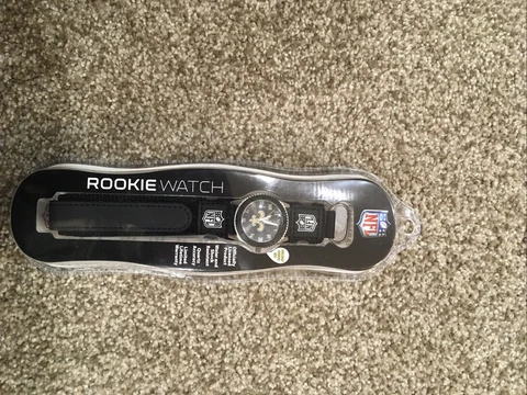 Game Time New Orleans Saints NFL Rookie Black Youth Watch Cover