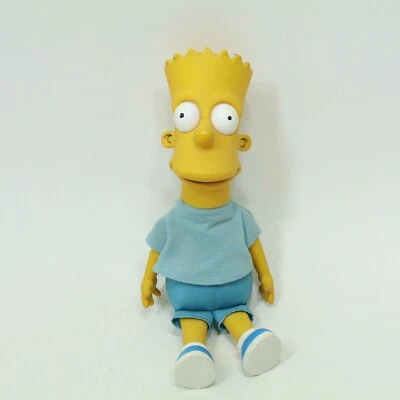 Muñeca de peluche de vinilo Bart Simpson Los Simpson Dan Dee 11" juguete vintage mate Groening Foto 1 de 4