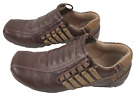 Slatters Vectra Slip-On Shoes, Men's, Size 40 EU, Leather Upper, Brown, Slip On