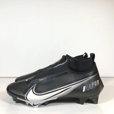 Nike Vapor Edge 360 Pro Football Cleats Size 12.5 Black White AO8277-001 - Image 1 of 4