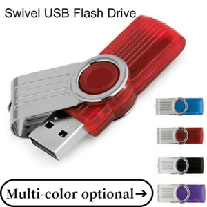 1TB 512GB Swivel USB Flash Drive Memory Stick Pen Music Photo Storage U Disk Lot - Afbeelding 1 van 12