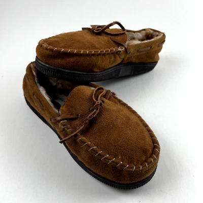 Airwalk мужской с подкладкой мокасины коричневый размер 6 кожаная обувь строка короткие на левой стороне - Изображение 1 из 4