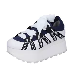 Chaussures femme RUCOLINE 35 EU baskets bleu textile blanc soutien-gorge 374-35 - Photo 1 sur 5