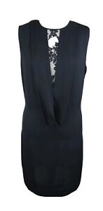 Robert Rodriguez Silk Midi Dress Lace Detail Size Small / UK 10