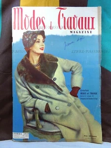 MAGAZIN MODE & WORKS MIT BEILAGE MUSTER NÄHEN, NR. 694, OKTOBER 1958 - Bild 1 von 12