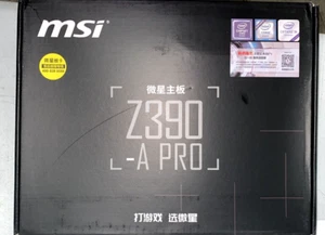 MSI Z390-A PRO Motherboard ATX LGA1151 DDR4 USB3.1 Gaming - Picture 1 of 1