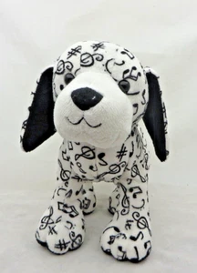 Ganz Webkinz Musical Notes Dalmatian HM714 Stuffed Animal Dog Plush NO CODE  - Picture 1 of 4