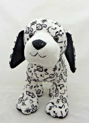 Ganz Webkinz Musical Notes Dalmatian HM714 Stuffed Animal Dog Plush NO CODE  - Image 1 of 4
